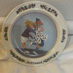 September Collector Plate from Sarah Stilwell Weber Calendar Collection